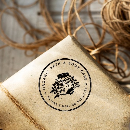Custom Logo Small Business & Handmade Products Rubberstempel