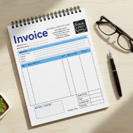 Custom Logo Small Business Invoice Sales Receipt B Notitieblok