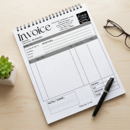 Custom Logo Small Business Invoice Sales Receipt Notitieblok