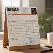 Custom Logo Small Business Invoice Sales Receipt O Notitieblok