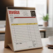 Custom Logo Small Business Invoice Sales Receipt O Notitieblok