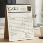 Custom Logo Small Business Invoice Sales Receipt O Notitieblok