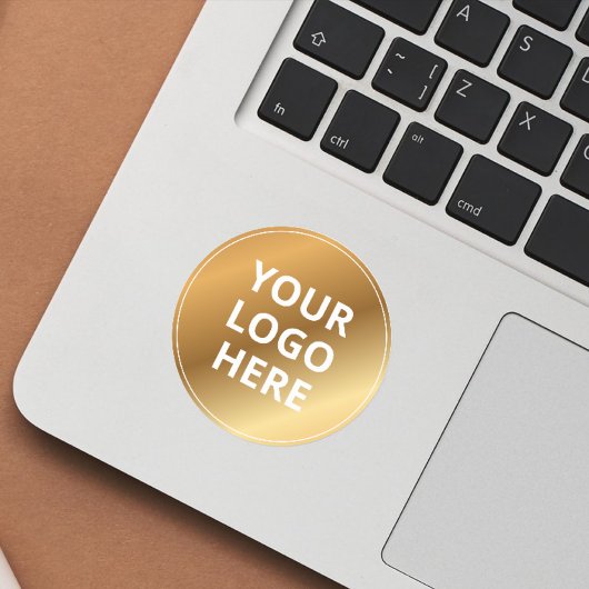 Custom Logo Sticker | Editable Branding Label