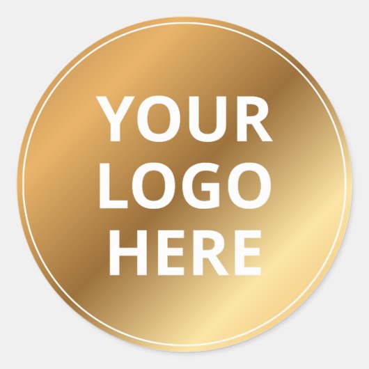 Custom Logo Sticker | Editable Branding Label (Voorkant)