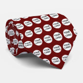 Custom Logo Stropdas (Opgerold)