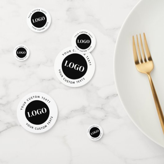 Custom Logo Text Business Promotional Confetti (Groep)