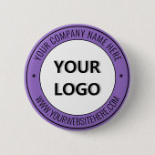 Custom Logo Text Button - Promotie Business (Voorkant)
