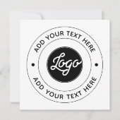 📝 Custom Logo & Text Personalized Business Event (Voorkant)