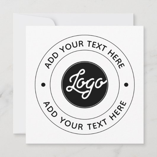 📝 Custom Logo & Text Personalized Business Event (Voorkant)