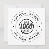 📝 Custom Logo & Text Personalized Business Event (Voorkant)