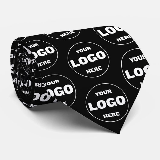 Custom Logo Tie - Professional Branded Necktie Stropdas (Opgerold)