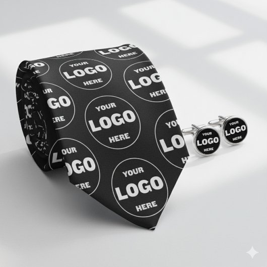 Custom Logo Tie - Professional Branded Necktie Stropdas