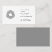 Custom Logo Typography Consultant Visitekaartje (Voorkant / Achterkant)