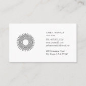 Custom Logo Typography Consultant Visitekaartje (Voorkant)