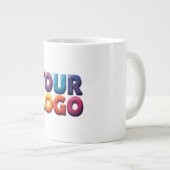 Custom Logo – Upload Your Logo | Business & Brand  Grote Koffiekop (Voorkant rechts)