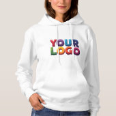 Custom Logo|Upload Your Logo | Business & Brand  Hoodie (Voorkant)