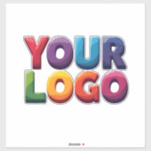 Custom Logo|Upload Your Logo | Business & Brand  Sticker (Vel)