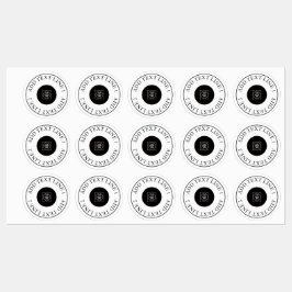 Custom Logo Waterproof Business Promo QR label