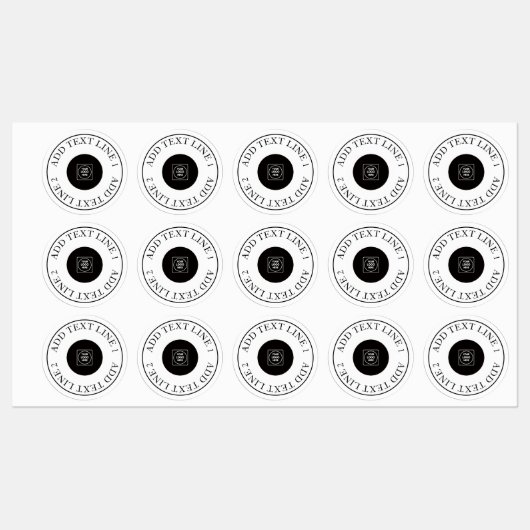 Custom Logo Waterproof Business Promo QR label (Vel)