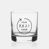 Custom Logo Whiskey Glass Whisky Glas (Voorkant)
