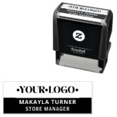 Custom Logo  Zelfinktende Stempel (In situ)