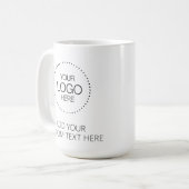 Custom Logotipo Store & Business Koffiemok (Voorkant links)
