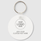 Custom Logotipo Store & Business Sleutelhanger (Achterkant)