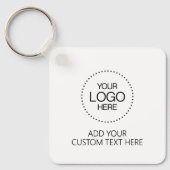 Custom Logotipo Store & Business Sleutelhanger (Voorkant)