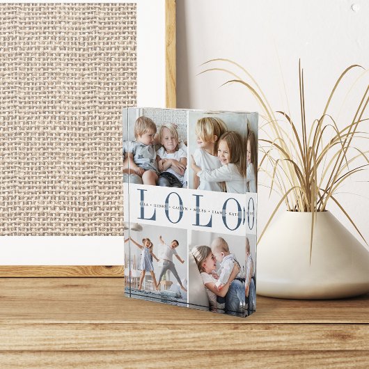 Custom Lolo Grandchildren Fotoblokken