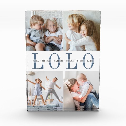 Custom Lolo Grandchildren Fotoblokken (Voorkant)