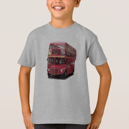 Custom London Bus T-shirt (Voorkant)