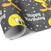 Custom LOONEY TUNES™ TWEETY™ Happy Birthday Cadeaupapier (Rol Hoek)