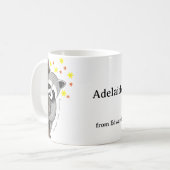 Custom Love Gift I secretly admire you Raccoon  Koffiemok (Voorkant links)