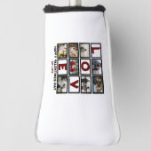 Custom Love Happy Valentines Day 8 Photo Collage Golfheadcover (Draai 90)