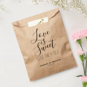 Custom Love is lief bruiloft snoep buffet gunst Bedankzakje (Gezegeld)
