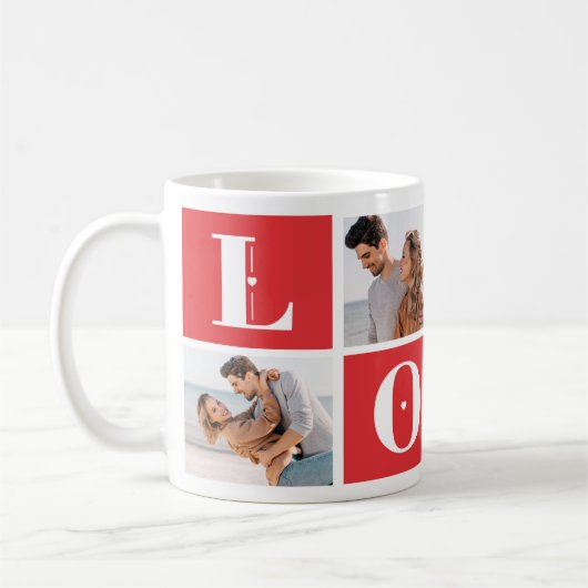 Custom Love Mug - Add your own Images Koffiemok (Links)