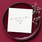 Custom Love Note Upload je eigen handschrift Servet