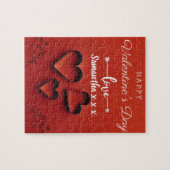 Custom Love of Valentijns's Jigzaag Puzzle Legpuzzel (Horizontaal)