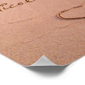 Custom Love on the Beach Poster (Hoek)