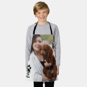 Custom LOVE Paw Print Schort - Hondenliefhebber's (Gedragen)