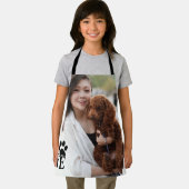 Custom LOVE Paw Print Schort - Hondenliefhebber's (Insitu)