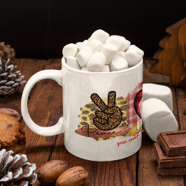 Custom Love Peace Havanese Valentijnsdag Dog Koffiemok