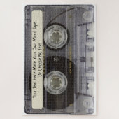 Custom Love Retro Music Cassette Mixtapes Legpuzzel (Verticaal)