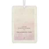 Custom Love Script Heather & Dusk Poet Luchtverfrisser (Achterkant)