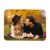 Custom Love Script Photo Magnet Magneet (Horizontaal)