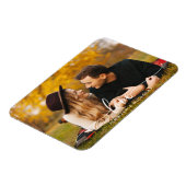 Custom Love Script Photo Magnet Magneet (Linkerzijde)
