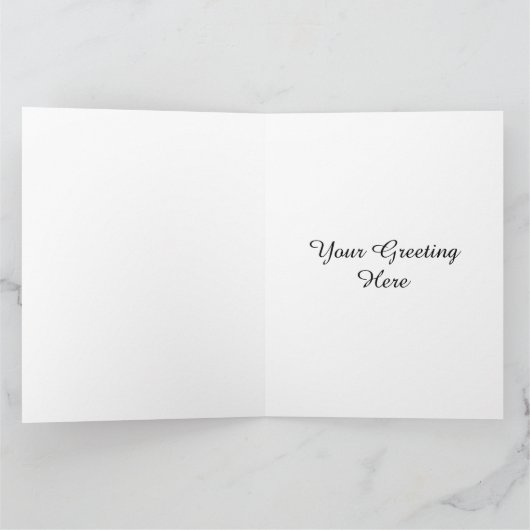 Custom LOVE Square Lettering Rood & Geel op wit Kaart (Binnen)