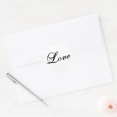 Custom Love Stickers voor bruiloft gunsten (Envelop)