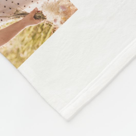 Custom Love You Grandma Grandchildren Photo Collag Fleece Deken (Hoek)