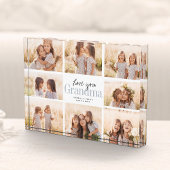 Custom Love You Grandma Moederdag Photo Collage Fotoblokken